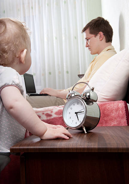 istock Father ignoring his little daughter 177314066