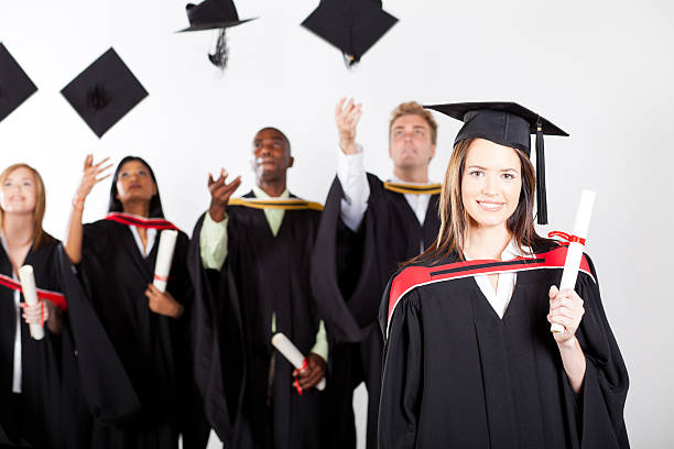istock university graduate at graduation 177315826