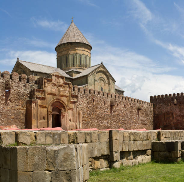 istock panorama of old Orthodox cathedral in Mtskheta near Tbilisi 177316680