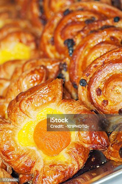 Baked Cinnamon Buns Stock Photo - Download Image Now - Baked Pastry Item, Bakery, Baking