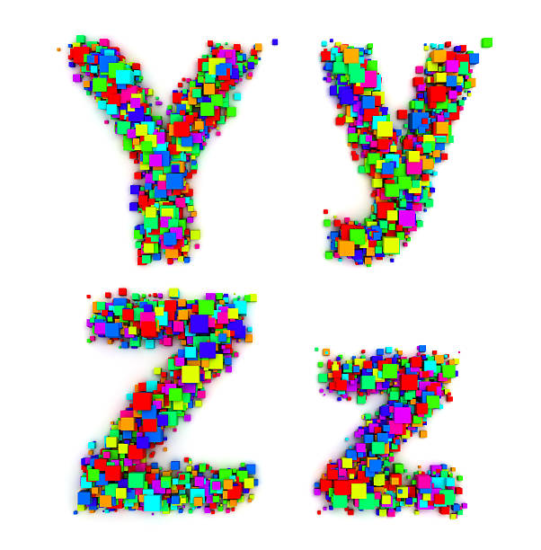 istock Letters made of colorful boxes 177316782