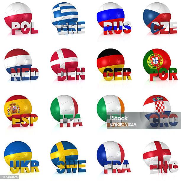 The Greatest European Football Tournament Stock Photo - Download Image Now - British Culture, Colors, Competition