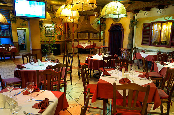 istock Italian restaurant with a traditional interior 177317139
