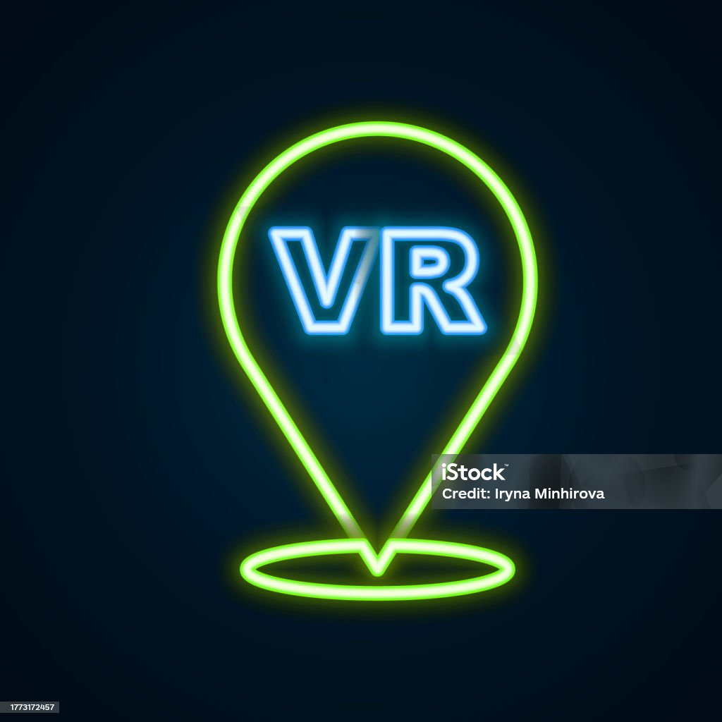 Leuchtende Neonlinie Virtual Reality Icon isoliert auf schwarzem Hintergrund. Futuristisches VR-Head-up-Display-Design. Buntes Gliederungskonzept. Vektor - Lizenzfrei Ausrüstung und Geräte Vektorgrafik Leuchtende Neonlinie Virtual Reality Icon isoliert auf schwarzem Hintergrund. Futuristisches VR-Head-up-Display-Design. Buntes Gliederungskonzept. Vektor - Lizenzfrei Ausrüstung und Geräte Vektorgrafik