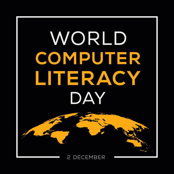 World Computer literacy day World Computer literacy day, held on 2 December. World Computer literacy Day stock illustrations