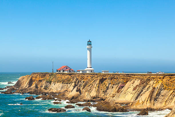 istock famous Point Arena Lighthouse in California 177317497