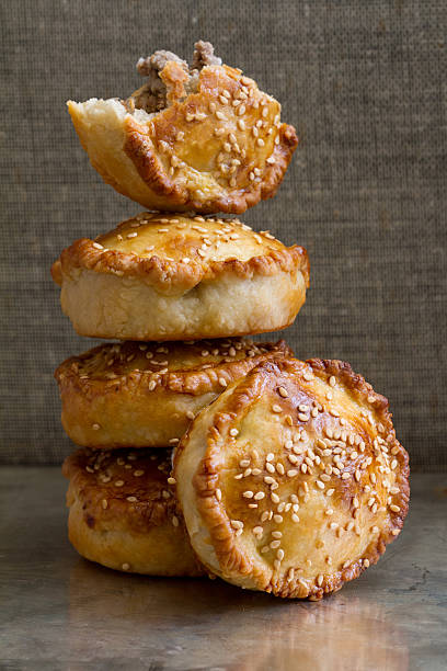 Pastelle Meat Pies stock photo
