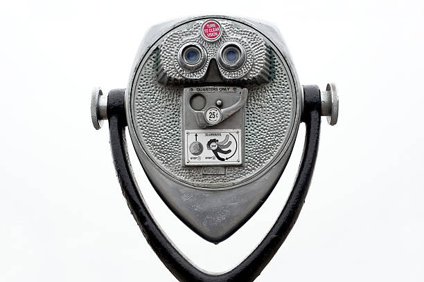 binóculo operado por moeda - viewfinder - fotografias e filmes do acervo