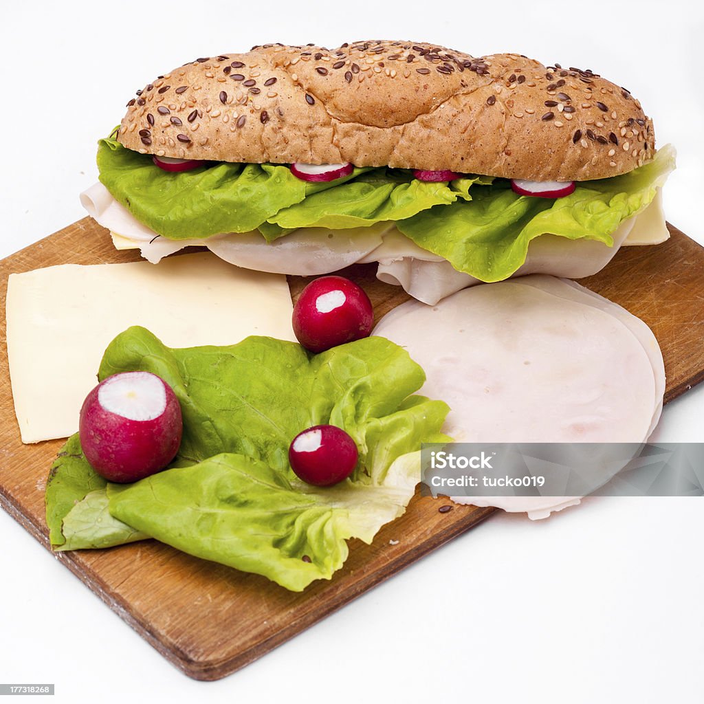 Sandwich Sandwich isolated on white Bread Stock Photo