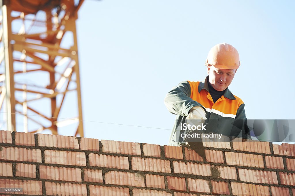 Trabalhador Pedreiro construção mason - Royalty-free Pedreiro - Trabalhador Manual Foto de stock