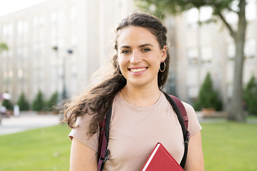 University student portrait in Campus