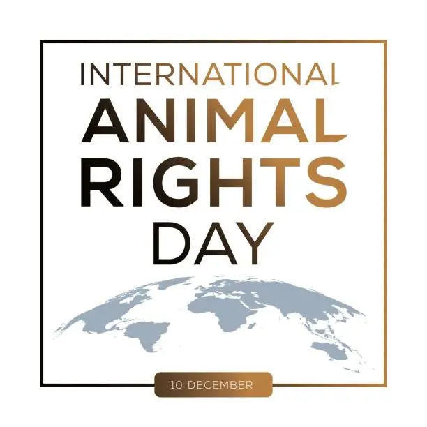 Vector illustration of International Animal Rights Day