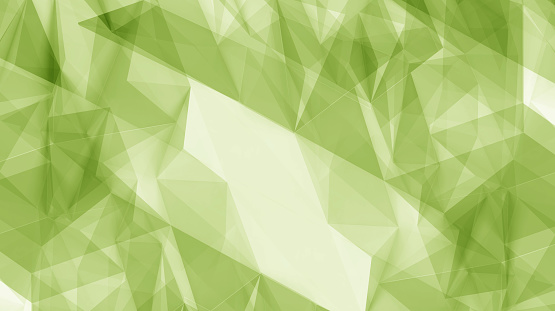 Abstract green background - Geometric texture