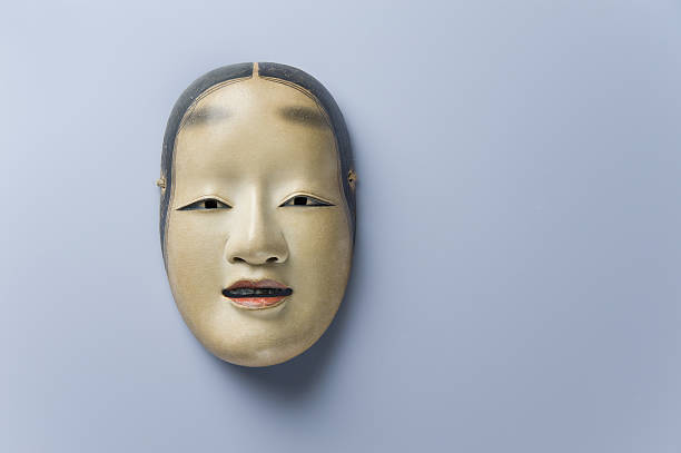 istock Japanese traditional Face mask 177319414