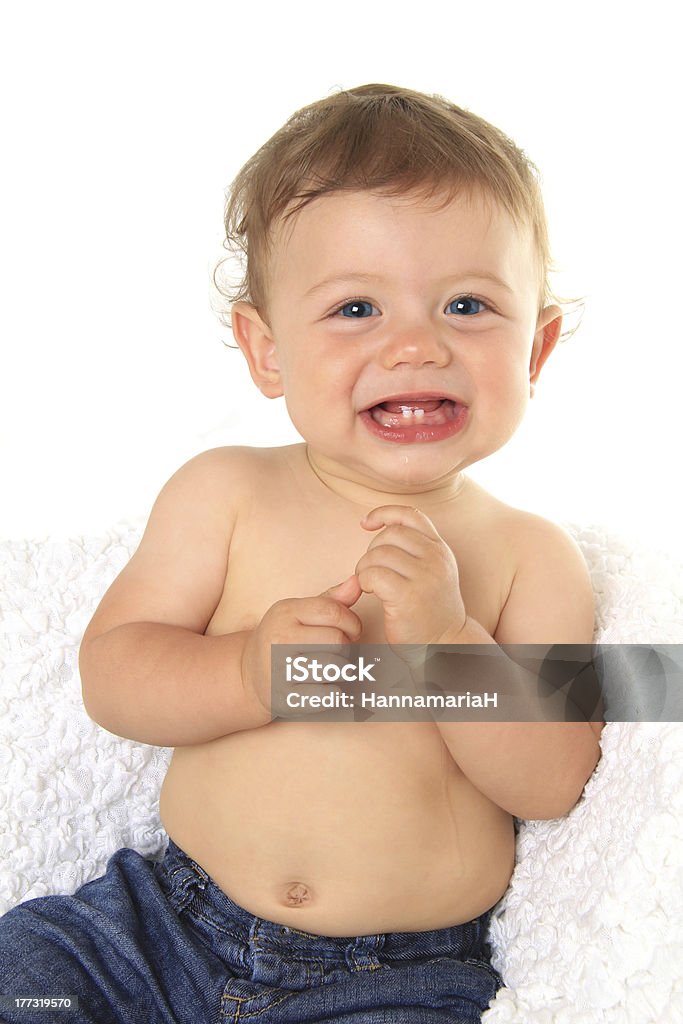 Bebé feliz Menino - Royalty-free Alegria Foto de stock