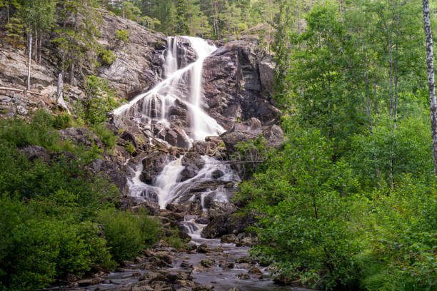 istock Elgafossen, waterfall between Norway and Sweden. 1773200152