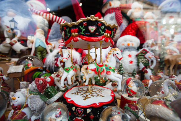 istock Chrismas decor figurines in souvenir shop 1773206769