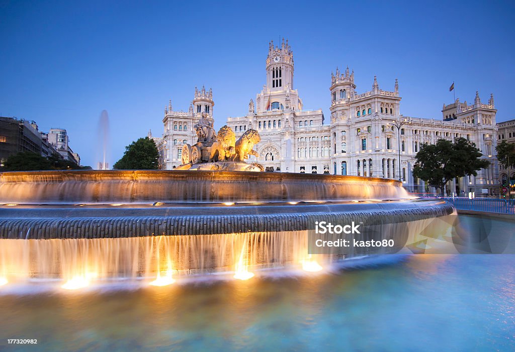Plaza de Cibeles, Madrid, España. - Foto de stock de Madrid libre de derechos