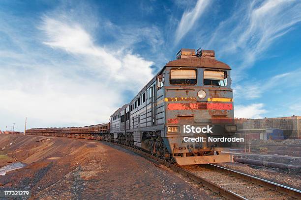 Blick Auf Der Lokomotive Stockfoto und mehr Bilder von Lokomotive - Lokomotive, Niemand, Vorderansicht