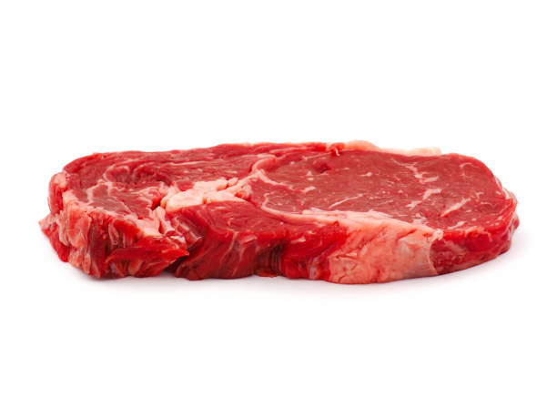 istock Raw entrecote beef steak isolated on white background 1773212824