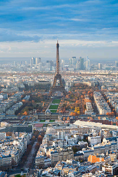 istock Eiffel Tower and panorama of Paris 177321675