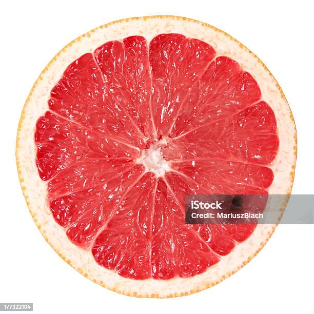 Grapefruit Stock Photo - Download Image Now - Citrus Fruit, Clipping Path, Cross Section