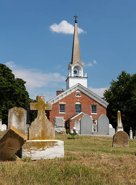 saint ignatius church-kapelle point, maryland - st ignatius church stock-fotos und bilder