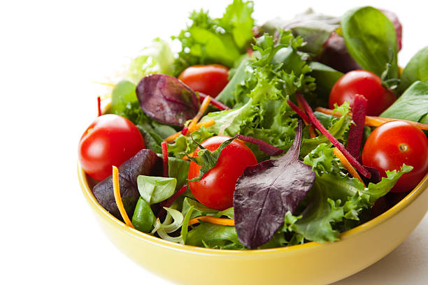 istock Bowl of fresh green salad with tomatoes 177322484