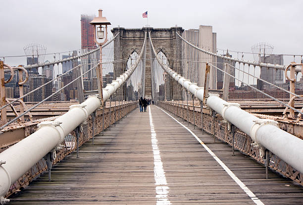 Puente de Brooklyn - foto de stock