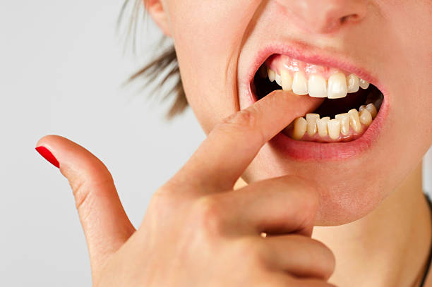 istock Sexy girl bite her finger. 177323564