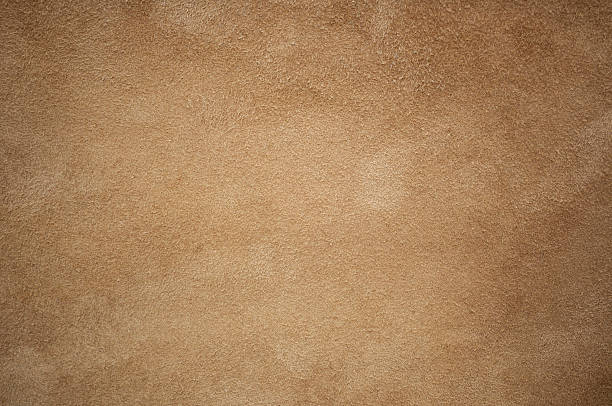 Brown leather chamois texture background Brown chamois texture, fluffy and soft brown stock pictures, royalty-free photos & images