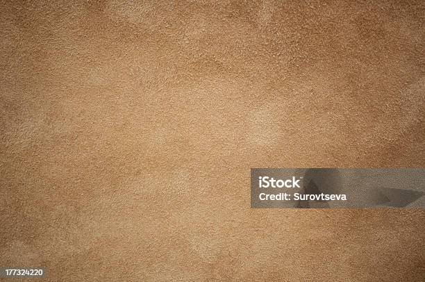Brown Leather Chamois Texture Background Stock Photo - Download Image Now - Leather, Textured, Backgrounds