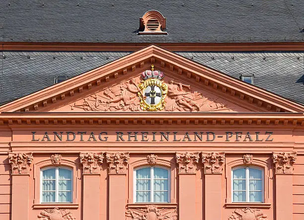 "The Deutschhaus is a historical building in Mainz, Germany, which is the seat of the Rhineland-Palatinate Landtag."