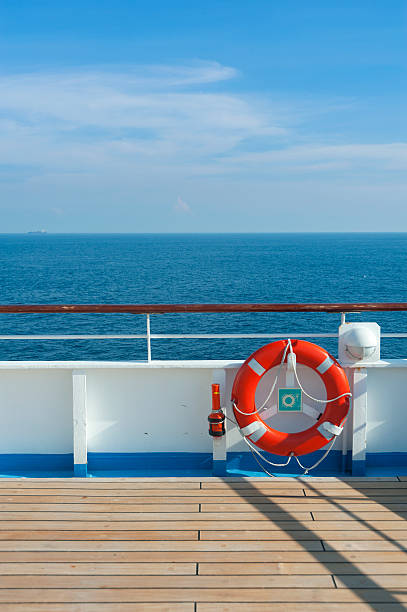 istock Wooden wharf,buoy and blue Sky 177324781