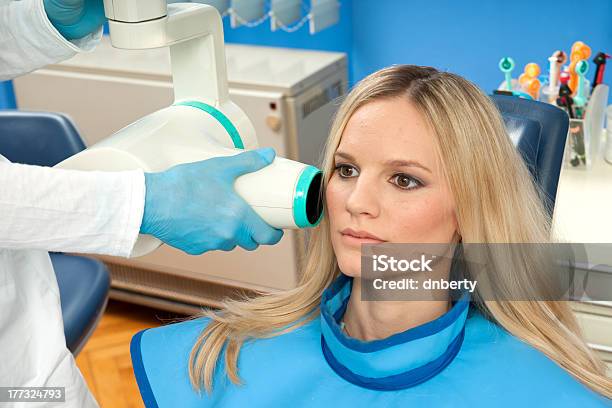 Patient Taking Dental Xray Stock Photo - Download Image Now - Adult, Beautiful People, Beauty