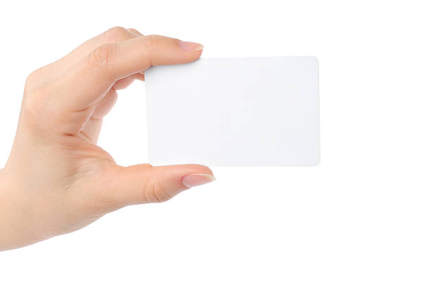 istock Woman hand holds charge card 177324930