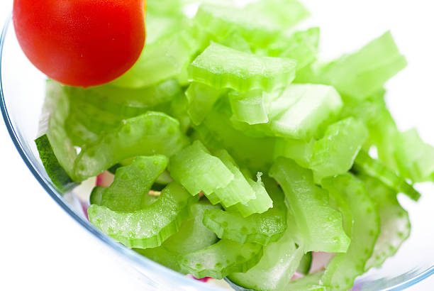 Chopped celery salad