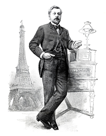Alexandre Gustave Eiffel ( 15 December 1832 – 27 December 1923 ) was a French civil engineer. A graduate of École Centrale des Arts et Manufactures, he made his name with various bridges for the French railway network, most famously the Garabit Viaduct. He is best known for the world-famous Eiffel Tower
Original edition from my own archives
Source : Picture Magazine Vol.1 1893