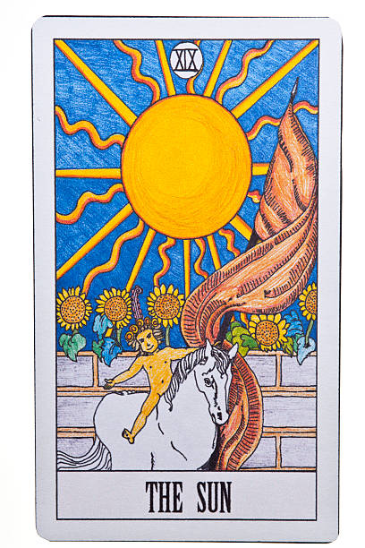 istock The sun tarot card on white background 177325315