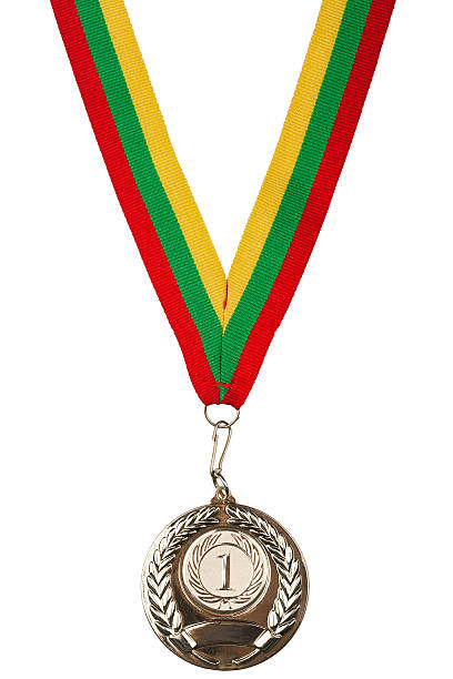 istock Gold Medal on a ribbon 177325362