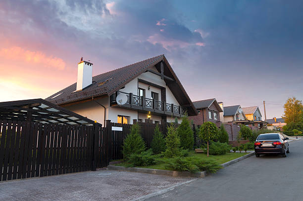 istock Beautiful house by the 177325727
