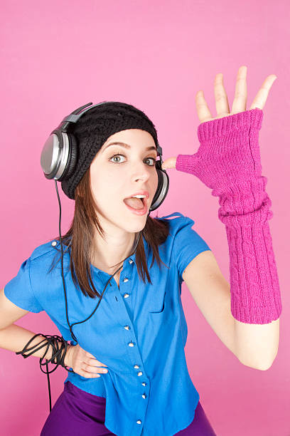 punk girl stock photo