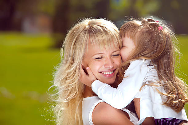istock Beautiful happy mather with her daughter outdoor 177326309
