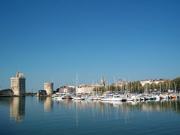istock Panorama of harbour area in La Rochelle 177326567