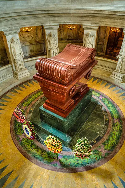 "Napoleon's tomb at Les Invalides, Paris, France"