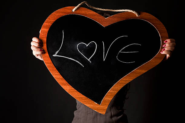 istock Love Heart Chalkboard Sign 177327049