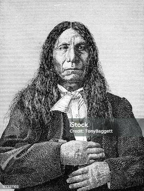 Red Cloud Stock Vektor Art und mehr Bilder von 19. Jahrhundert - 19. Jahrhundert, Indianischer Abstammung, Montana
