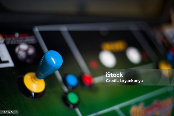 Arcade Joystick Stock Photo - Download Image Now - 1980-1989, Amusement Arcade, Electronics Industry