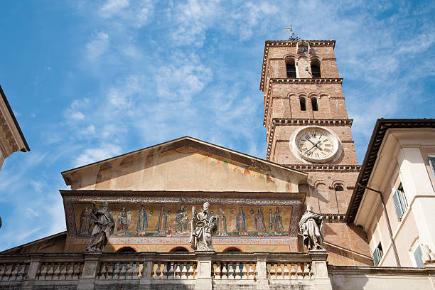 istock Rome - basilica Santa Maria in Trastevere 177328597