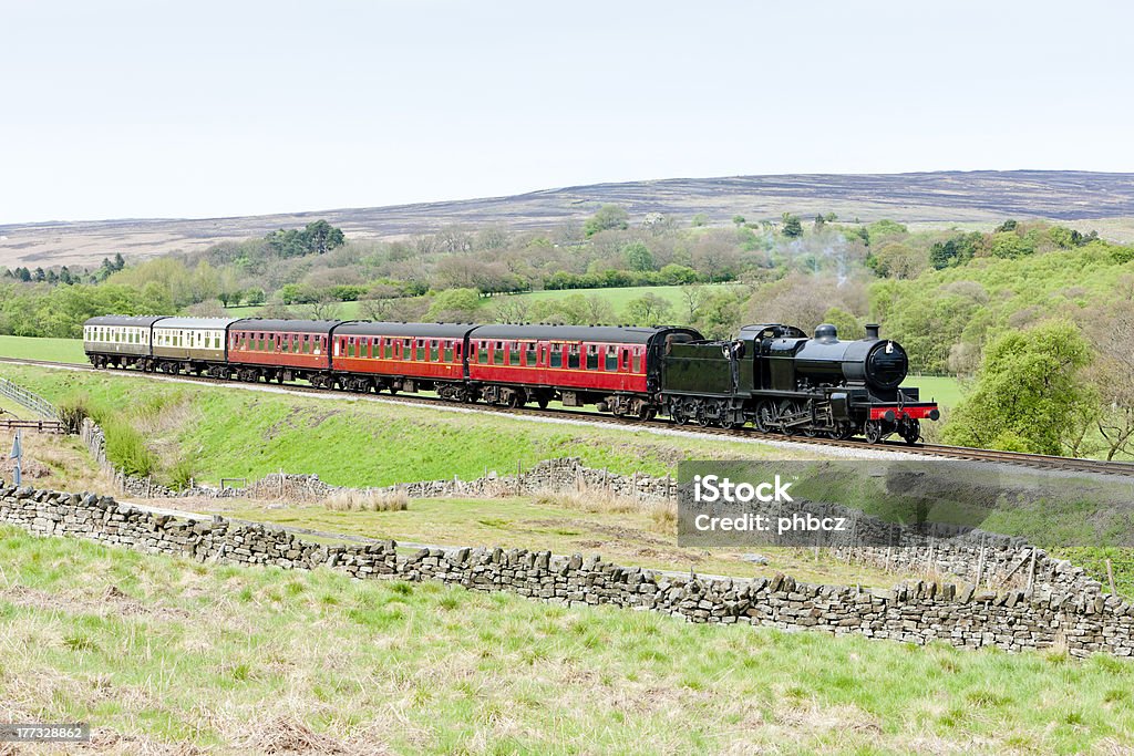 Locomotiva a Vapor, Inglaterra - Royalty-free Locomotiva a Vapor Foto de stock